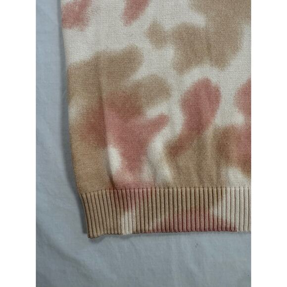 Saturday Sunday by Anthropologie Crewneck Sweater Pink Tan Size MEDIUM - Picture 3 of 11